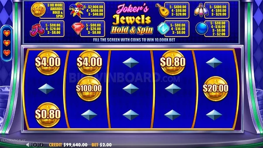 Player winning a jackpot on a slot machine
